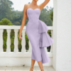 Bodycon skirt with side pleats - Image 5