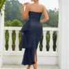 Bodycon skirt with side pleats - Image 6