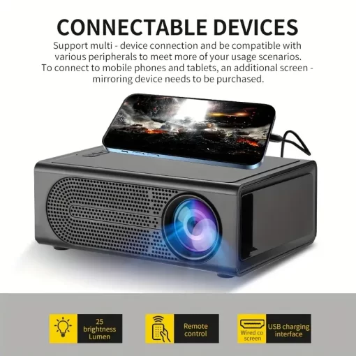 Portable Mini Projector - Image 4