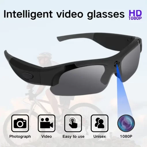 HD 1080P Sports Video Camera Glasses