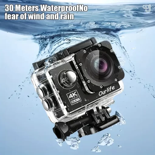 Ourlife Ultra-High Definition Underwater Sports Camera with WiFi - Image 2